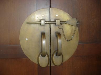 Brass Door Lock Q.037 D 265 mm Thickness 1.5 mm.